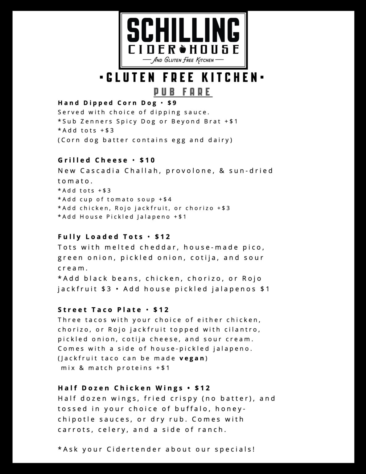 Portland Cider House Schilling Hard Cider