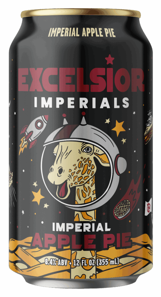 Excelsior 12oz Can Mock Seasonal Imperial Apple Pie